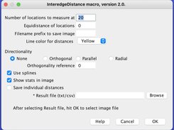 The tool has a GUI for measurement settings.