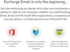 Intermedia Exchange Email Screenshot 1