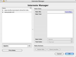 The Internote Manager