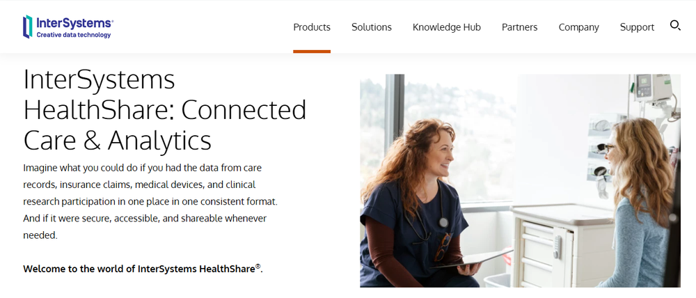 InterSystems HealthShare Screenshot 1