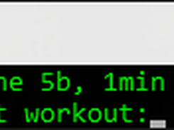 Press Enter to Start Workout