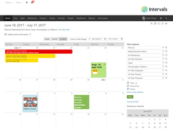 Home calendar with drag and drop