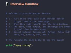 Interview Sandbox Screenshot 1