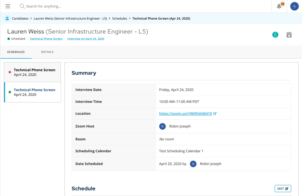 InterviewPlanner Screenshot 1