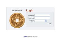 Login page