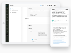 Triggers help your team learn about positive or negative feedback as soon as your customers hit submit. Give teams the tools they need to manage feedback effectively.