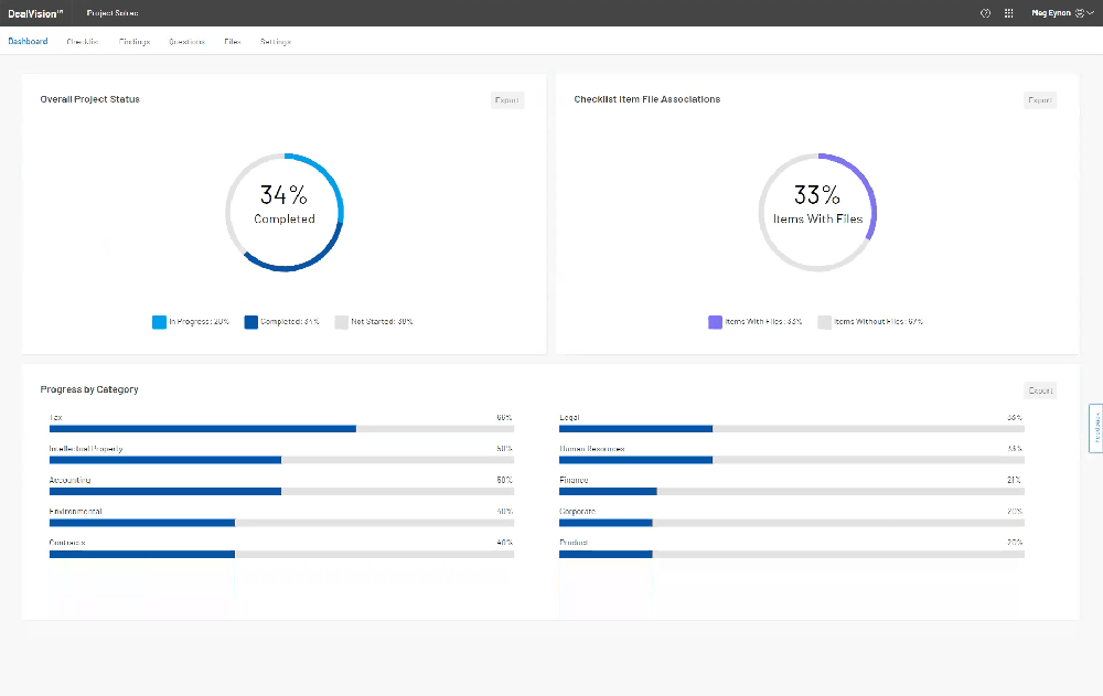 Intralinks DealVision Screenshot 1