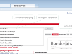 INTRASEARCH® Screenshot 1