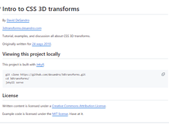 Intro to CSS 3D transforms Screenshot 1