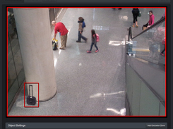 Left Object detection is one of many events available through intuVision Edge - reliably detect when luggage, litter, or other suspicious objects are abandoned in your environment. 