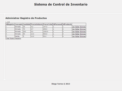 Sistema de Inventarios Screenshot 4