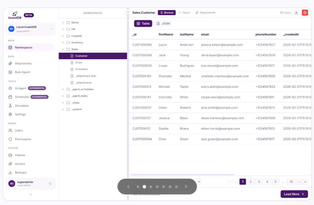 InventDB Screenshot 1