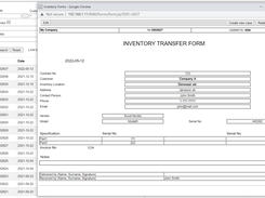 Inventory Forms Screenshot 3