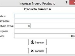 Ingreso de Productos