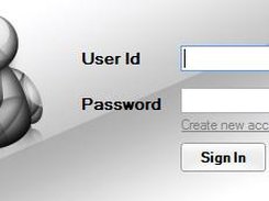Log in window
