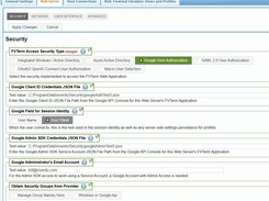 Configuring Security at Server