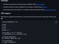 InvertibleNetworks.jl Screenshot 1