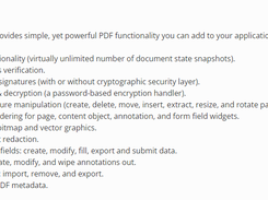 Investintech PDF Library SDK Screenshot 2