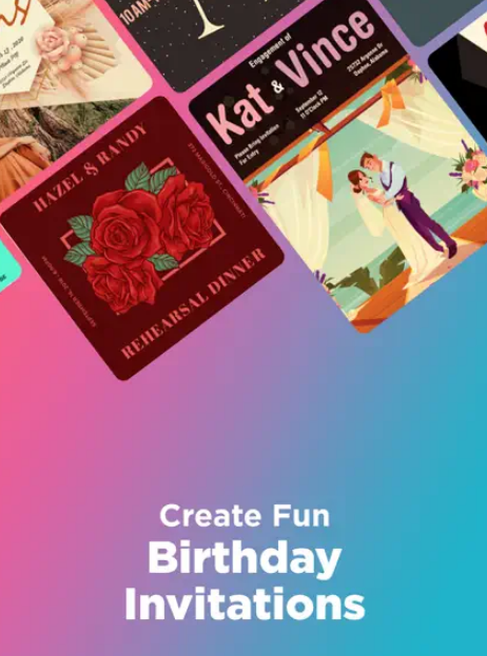 Invitation Maker: Card Creator Screenshot 1