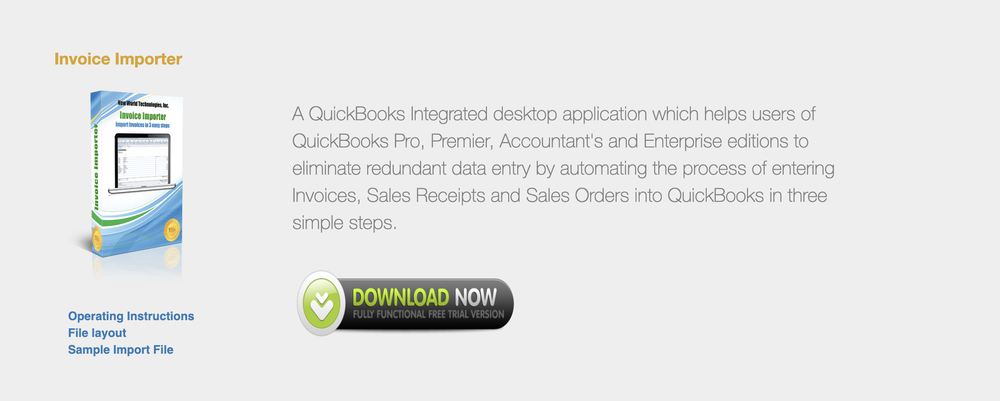 Invoice Importer Screenshot 1