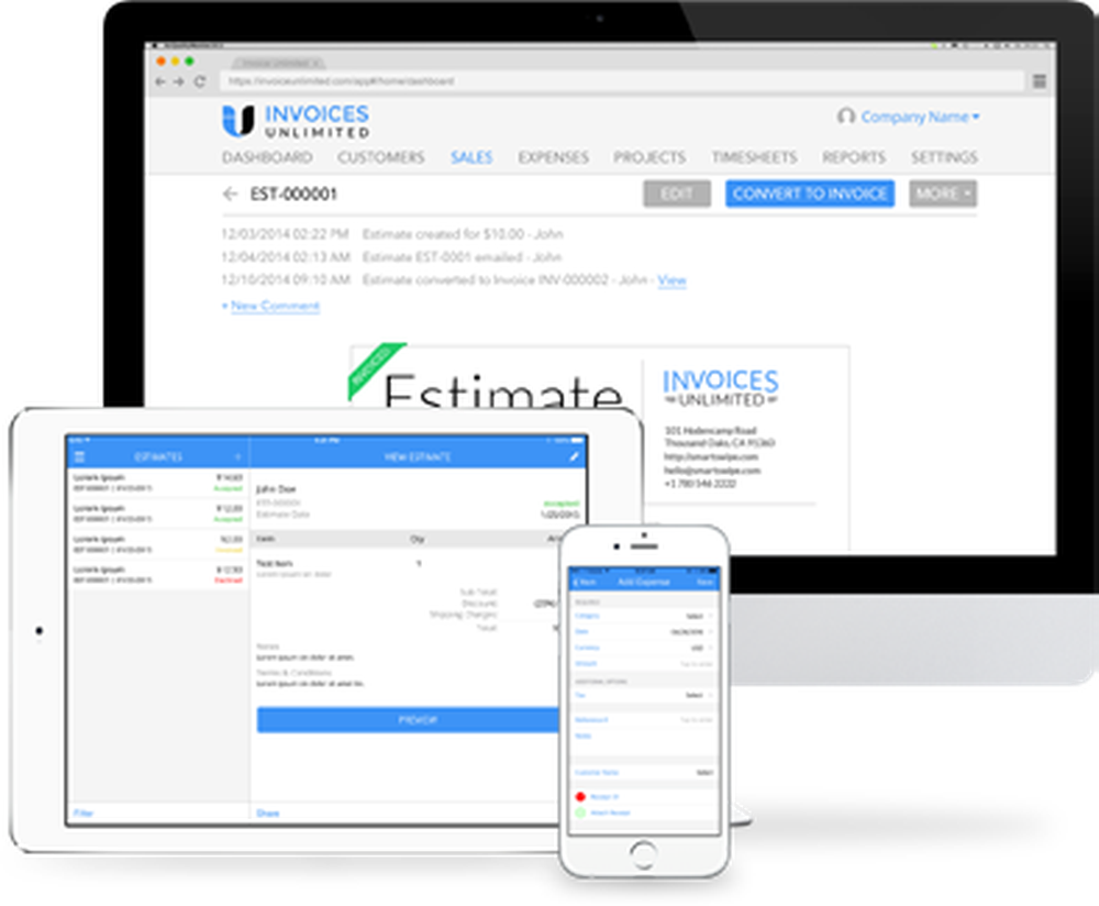 Invoices Unlimited Screenshot 1