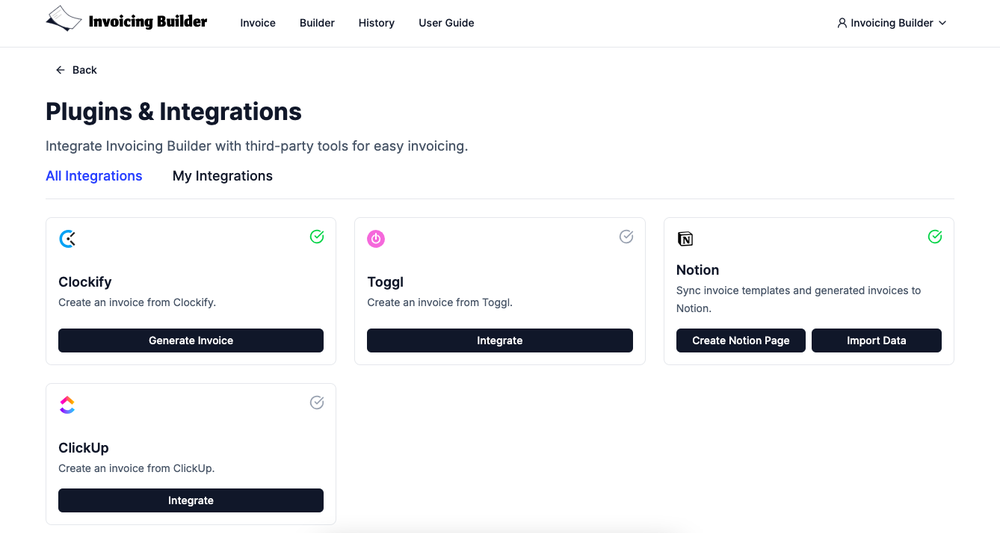 Integrations