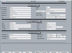 invoicing-car-repair Screenshot 2