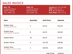 Invoicr - PHP Invoice Generator Screenshot 1
