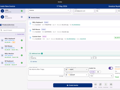 Create Invoice Page