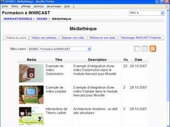 INWICAST Mediacenter for Moodle