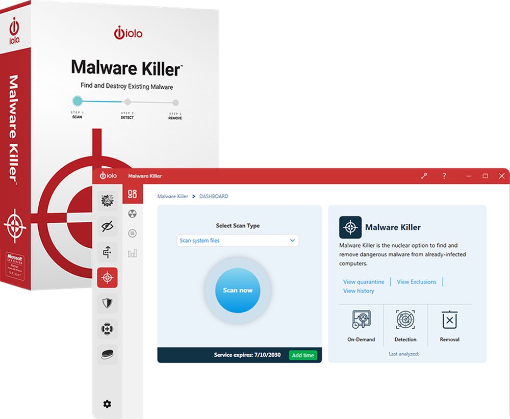 iolo Malware Killer Screenshot 1