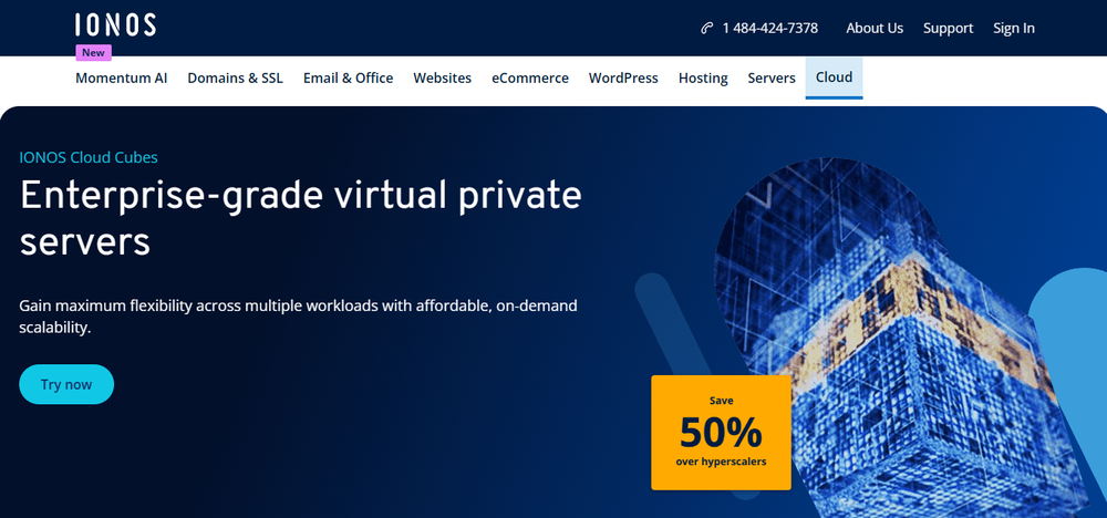 IONOS Cloud Cubes Screenshot 1