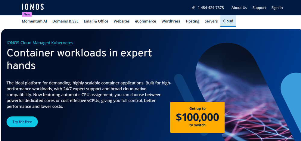 IONOS Cloud Managed Kubernetes Screenshot 1
