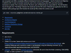 iOS Runtime for NativeScript Screenshot 1