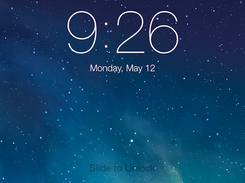 iOS 7 Screen Saver Screenshot 1