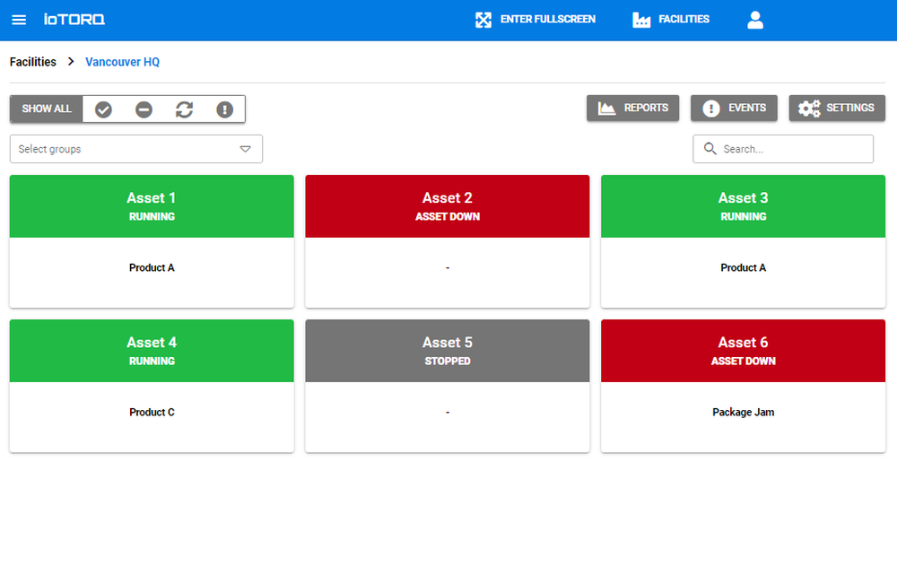 Realtime Asset Monitoring