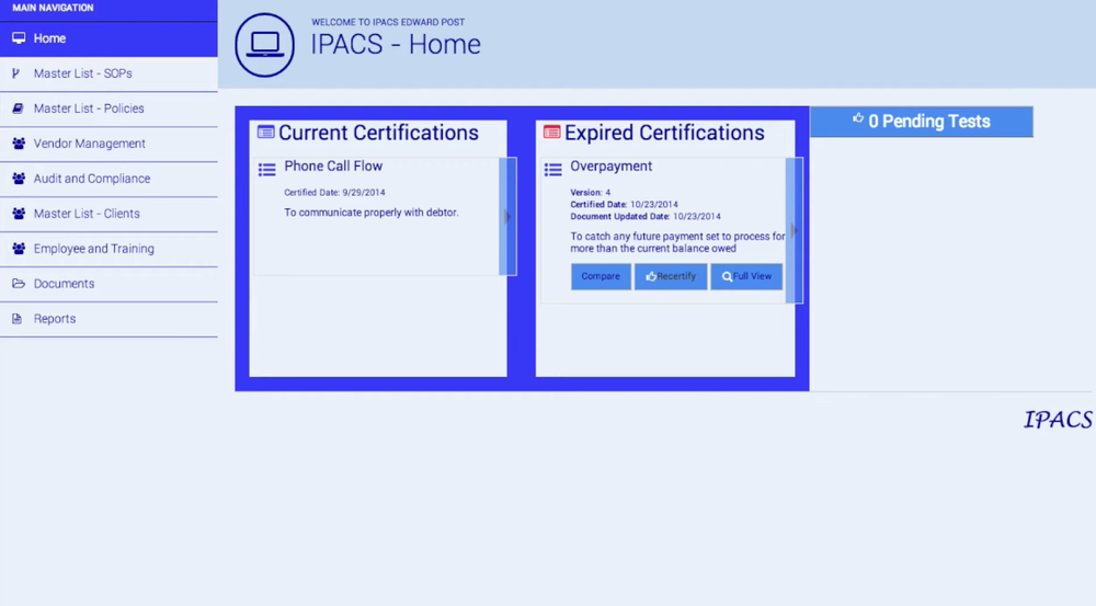Provana IPACS Screenshot 1