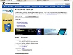 IP Address Helper Address Page