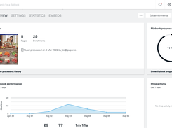 Manage your flipbooks and track their performance in the iPaper Platform 