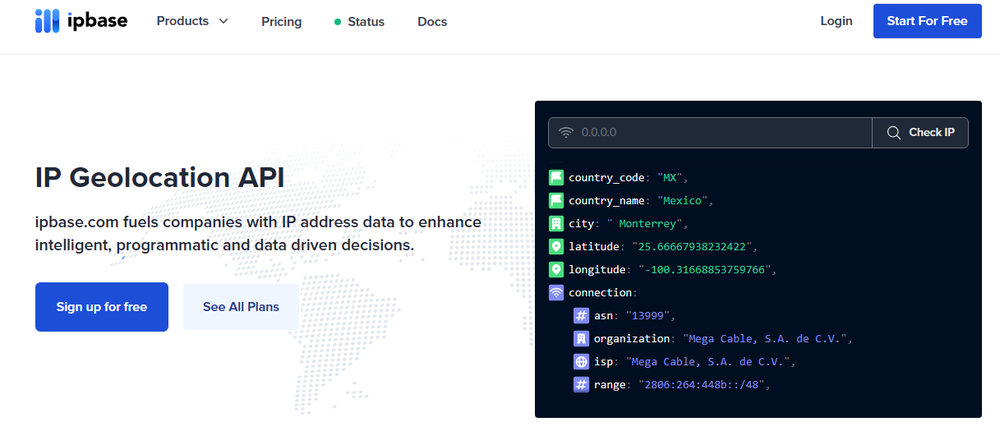 ipbase.com Screenshot 1