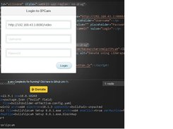 Login page