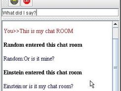 This is how it looks like if one is in a chat room