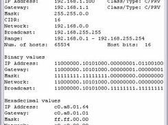 2. A window for copying the calculation results.