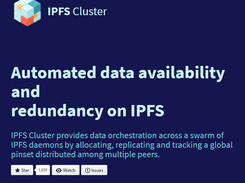 IPFS Cluster Screenshot 1