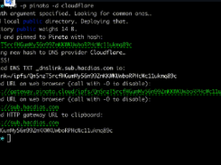 ipfs-deploy Screenshot 1
