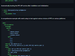 IPFS Setup Action Screenshot 1