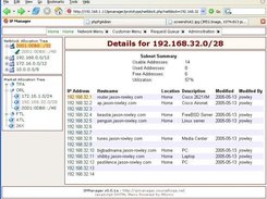 Prototype of subnet detail