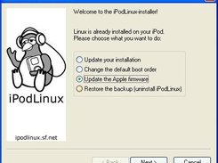 ipodlinux-installer Screenshot 1