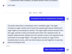 Ask AI gives you insights into patents in a conversational manner by asking questions. Getting to the point has never been easier. Just type what you need to know and get the answer.