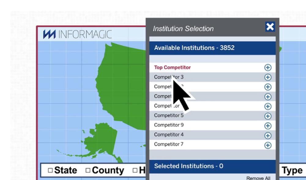 Informagic Retail Bank Pricing Screenshot 1